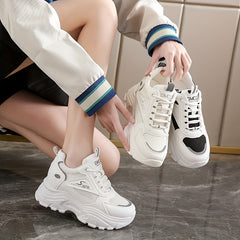 Non Slip Thick Shock Absorption Sports Sneakers Casual Walking Shoes