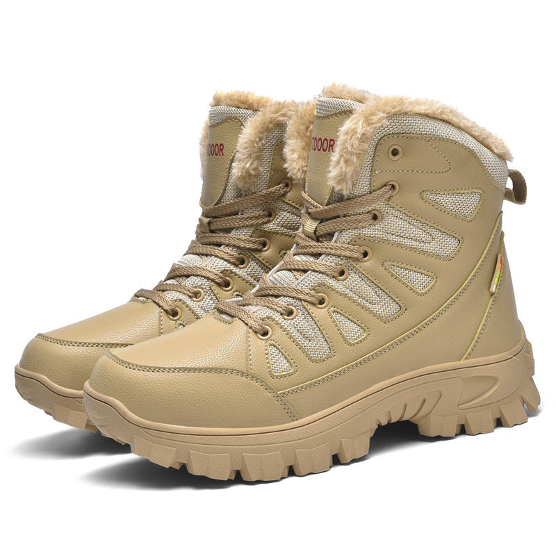 Men's Warm Snow Boots Hiking Boots Winter