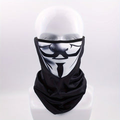 Sunscreen Ice Silk Headgear Tactical Windproof Face Mask