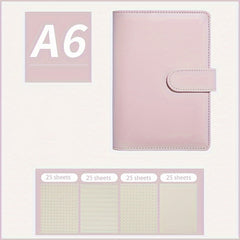 Macaroon A6 PU Leather Gift 4 in 1 Binder Notebook Cover