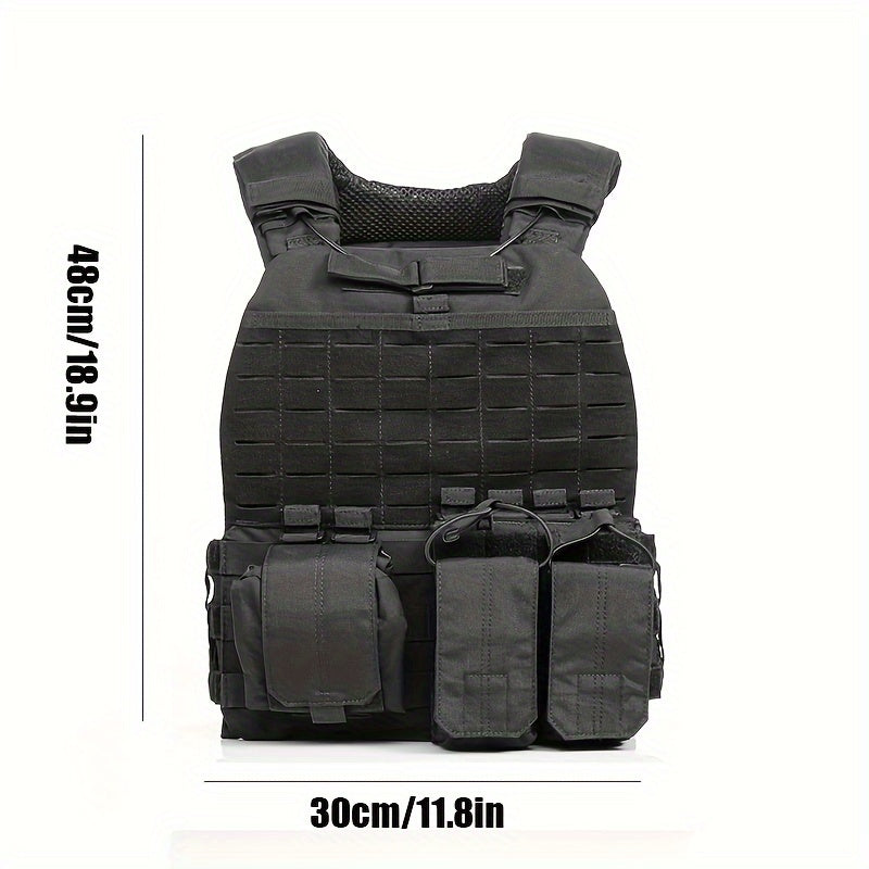 Adjustable Airsoft Vest Lightweight Training Outdoor Safety Protection