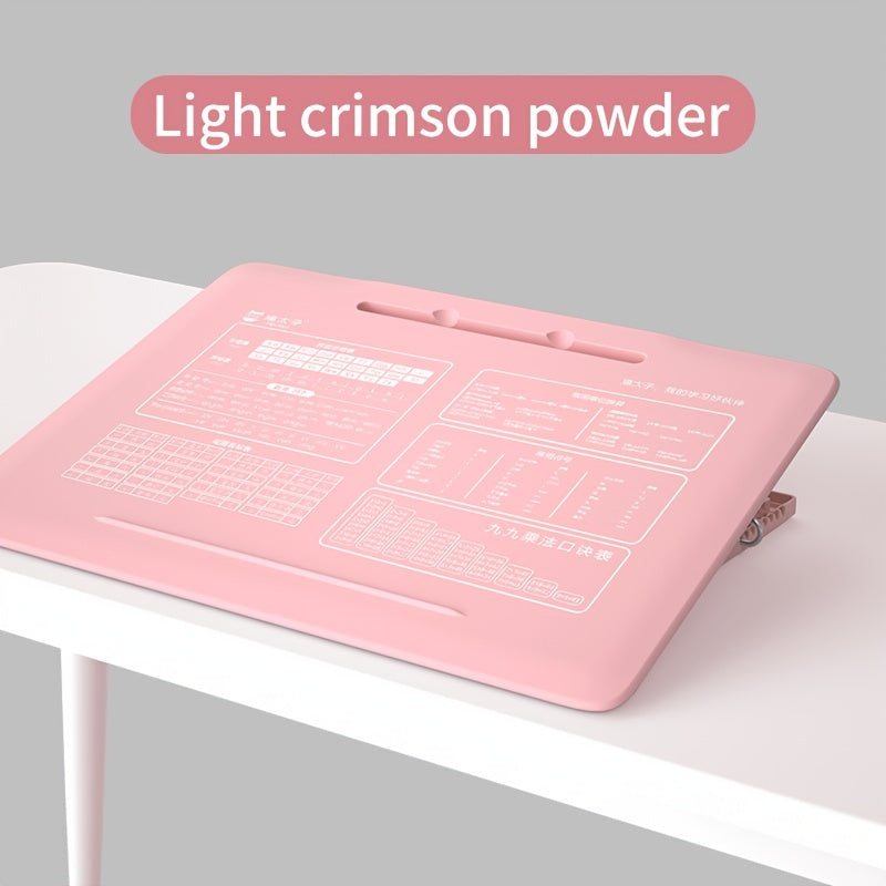 Pink 1pc Learning Table Corrects Sitting Posture