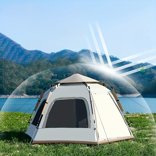 Portable Hexagonal Automatic Tent Waterproof for Camping