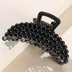 Faux Pearl Beads Hair Claw Shark Claw Hair Clip Women's Hair Accessory