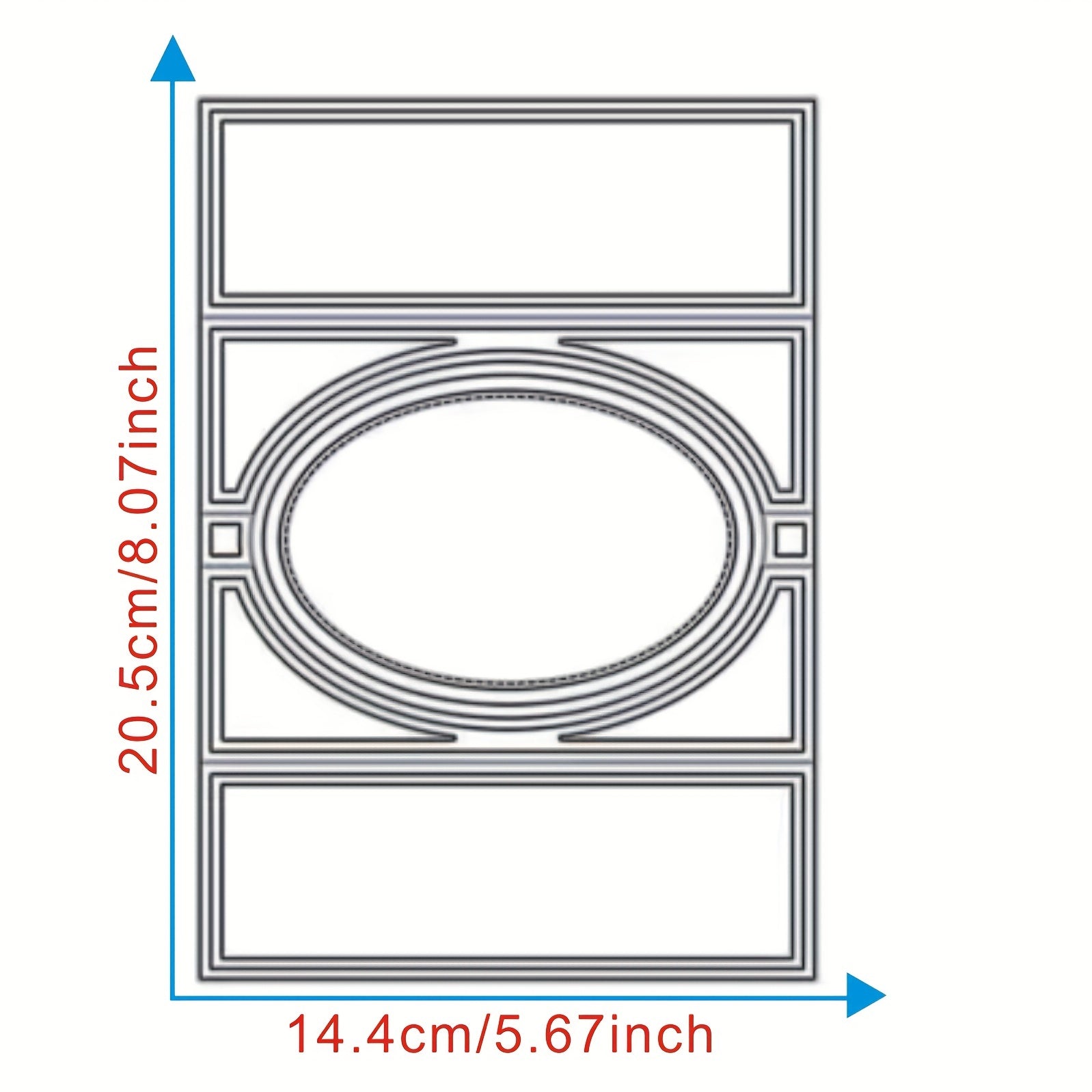 1pc Framework Metal Cutting Dies Stencils for Card Making Scrapbooking