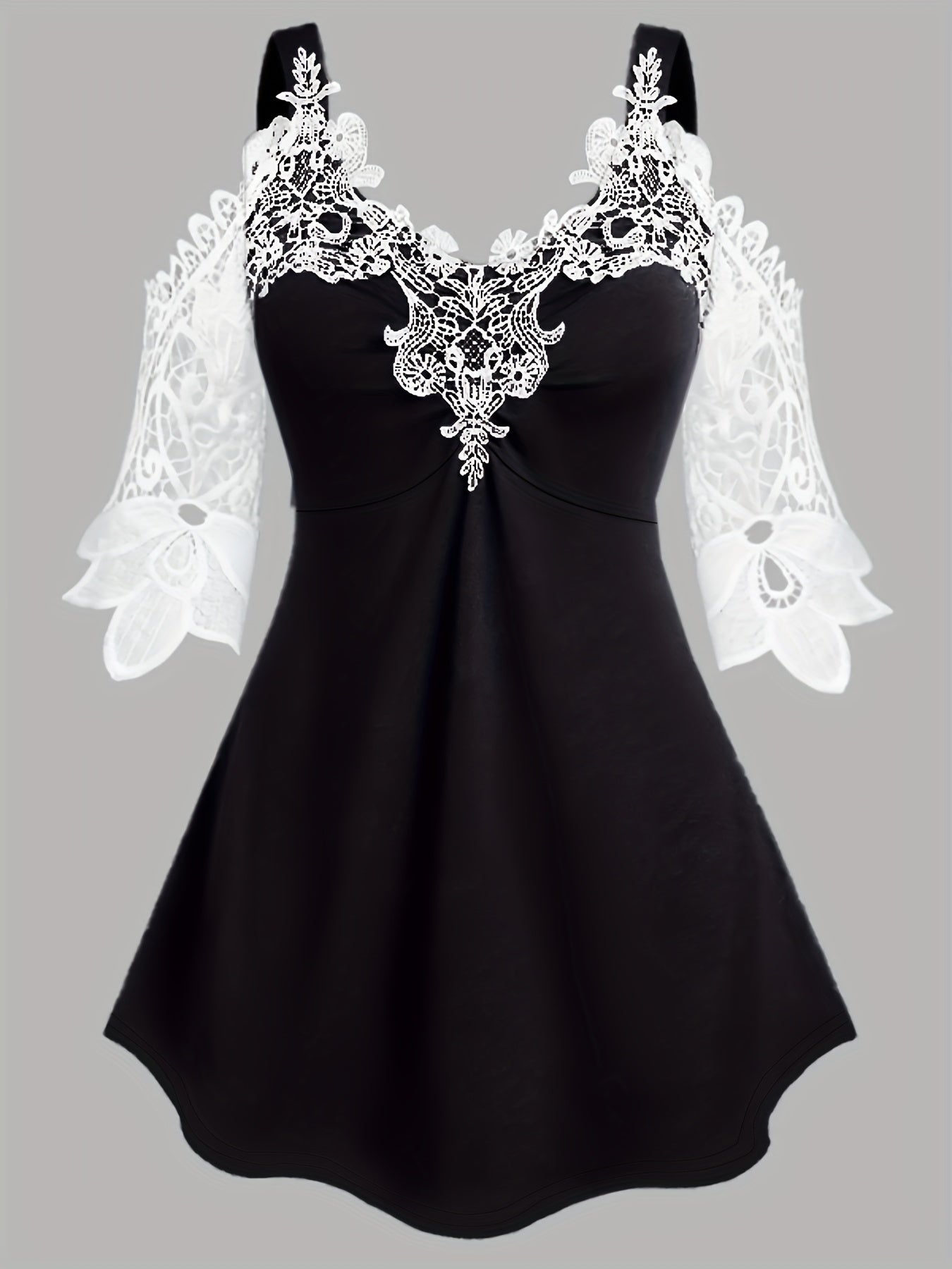 Casual Lace Off Shoulder Tank Top