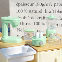 Children's Dollhouse Baking Oven Kitchen Set