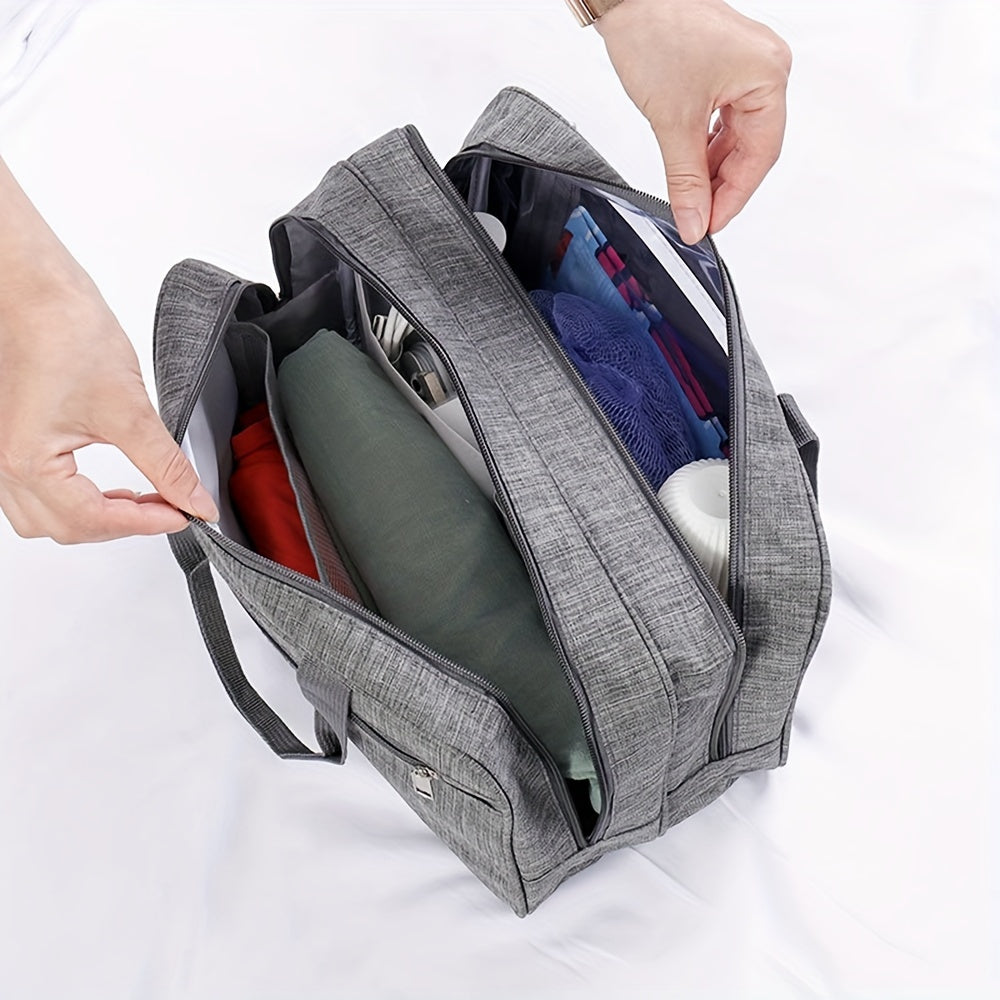 Double Layer Toiletry Bag for Men Women