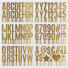 6/24pcs Large Letter Stickers, 2.5" Self-Adhesive Waterproof Letter Stickers