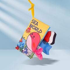 3D Sensory Cloth Book for Babies with Multiple Textures & Sounds