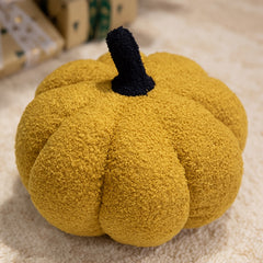 Halloween Striped Pumpkin Plush Toy 3D Fluffy Decoration