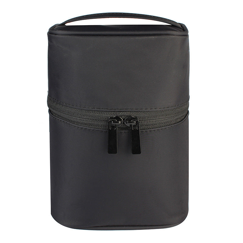 Cylinder Makeup Bag Small Brush Holder Organizer