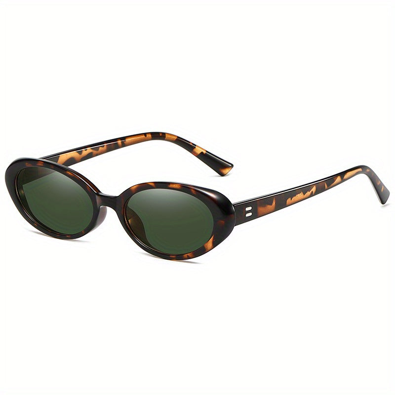 Oval Cat Eye Sunglasses Retro Jelly UV400 Sun Shades