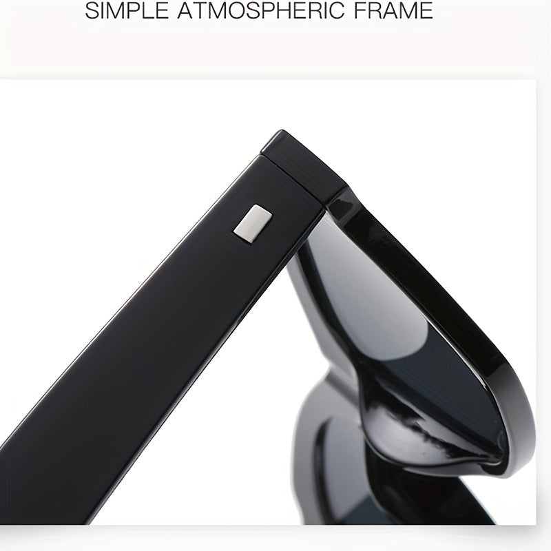 Men's Square Frame PC Sunglasses Vintage Mixed Decorative Eyewear