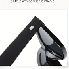 Men's Square Frame PC Sunglasses Vintage Mixed Decorative Eyewear