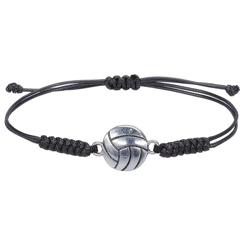 5pcs Boys Braided Sport Bracelets Set