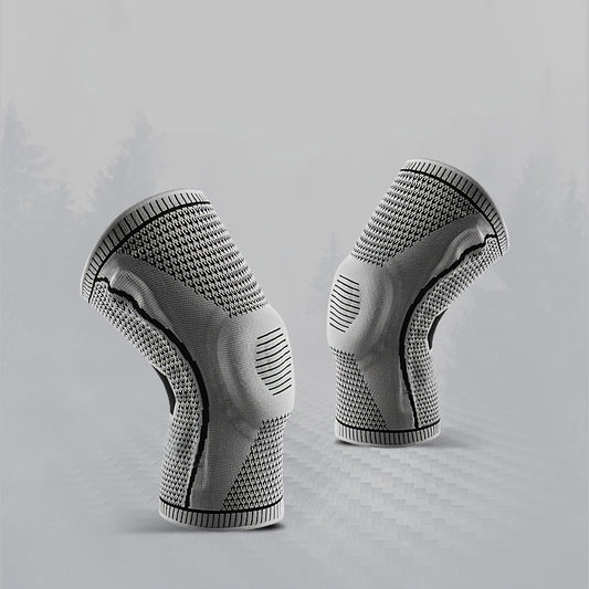 Outdoor Sports Knee Pads with Silicone Spring Breathability