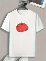 Fruit Pattern Print Sports T-shirt for Men