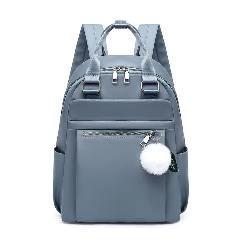 Waterproof Nylon Women Backpack Travel Bagpack