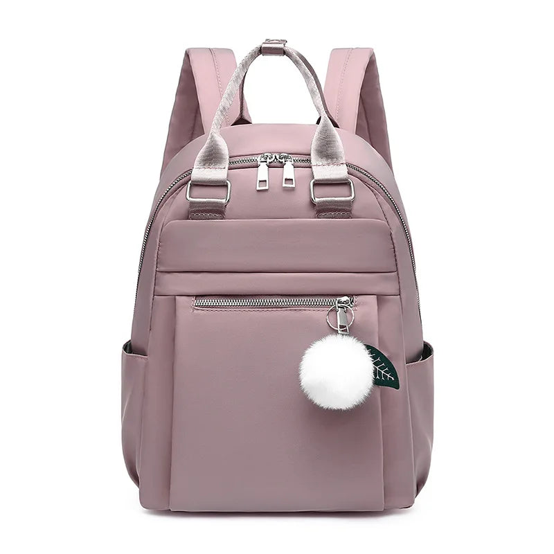 Waterproof Nylon Women Backpack Travel Bagpack