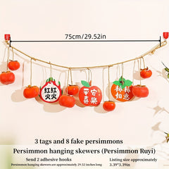 Persimmon String Decoration Door Hanging Ornaments Chinese Year Decoration