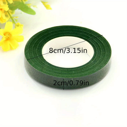 Dark Green Floral Tape for Bouquets & Crafting