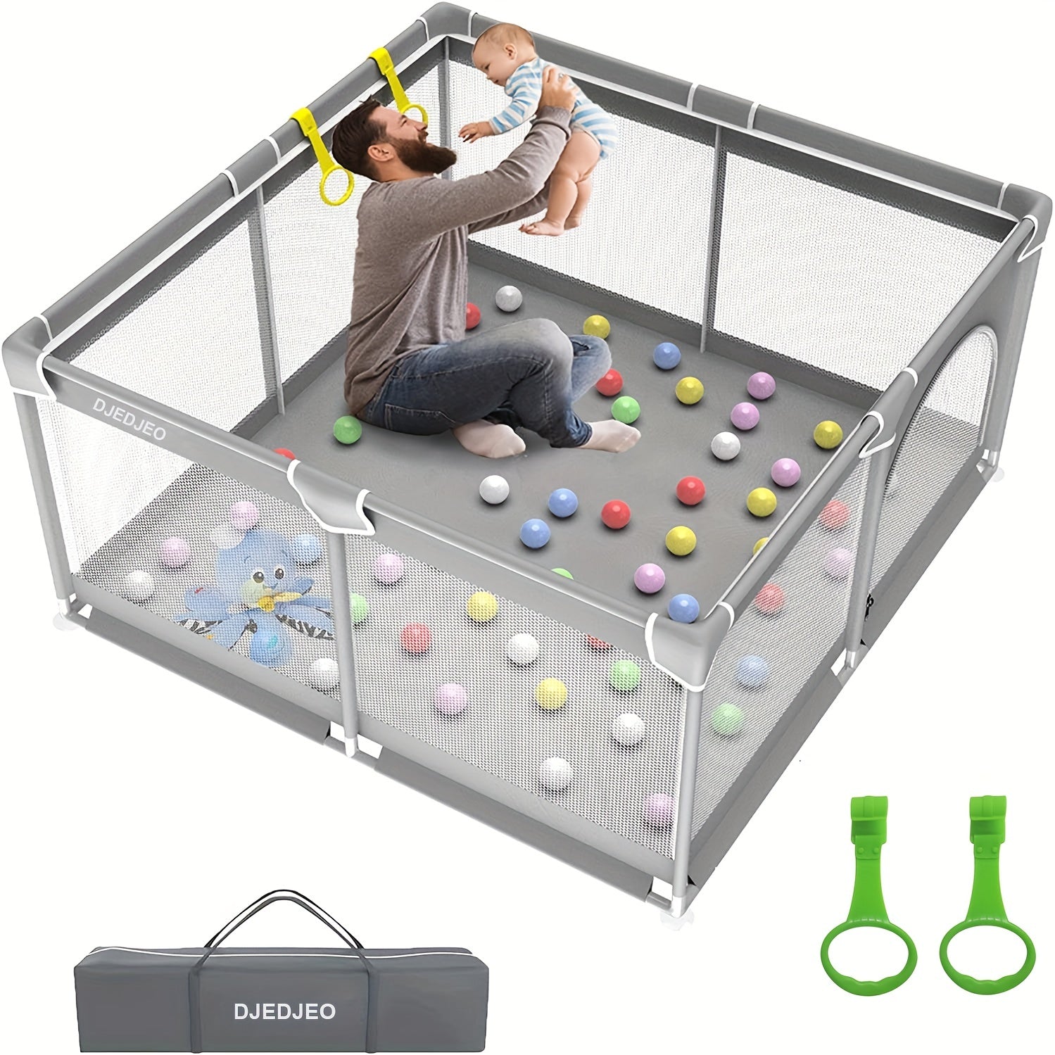 Baby Playpen For Toddler Large Playard Safety Play Yard