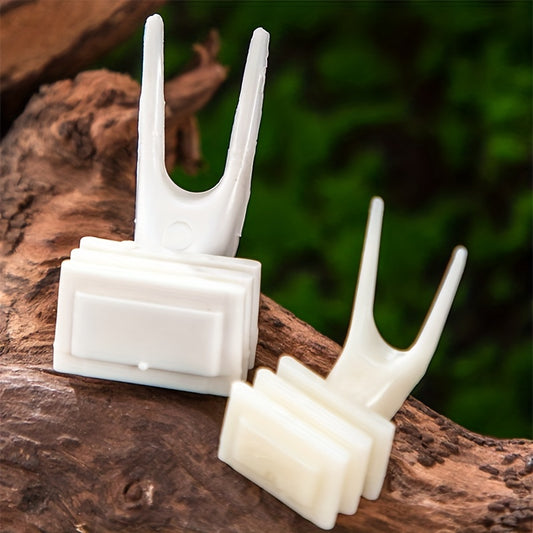 3pcs Mini Plastic Fruit Fork for Parrot Feeding