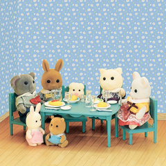 Dollhouse Kitchen Set Forest Animal Family Kitchenware Toys