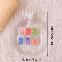 Transparent Hand Warmer Water Injection Bag Cartoon