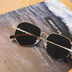 Metal Hollow Retro Sunglasses for Men