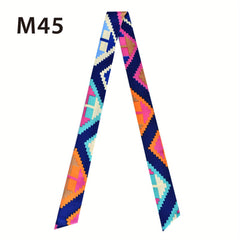 Skinny Scarf Long Ribbon Neckerchief French Style Twilly Scarf