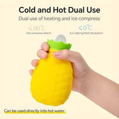 Silicone Hot Water Bag Skin-Friendly Portable Hot Water Bag