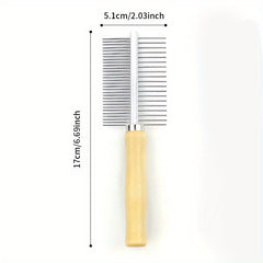 Double Sided Pet Comb For Grooming & Massaging Dogs Cats