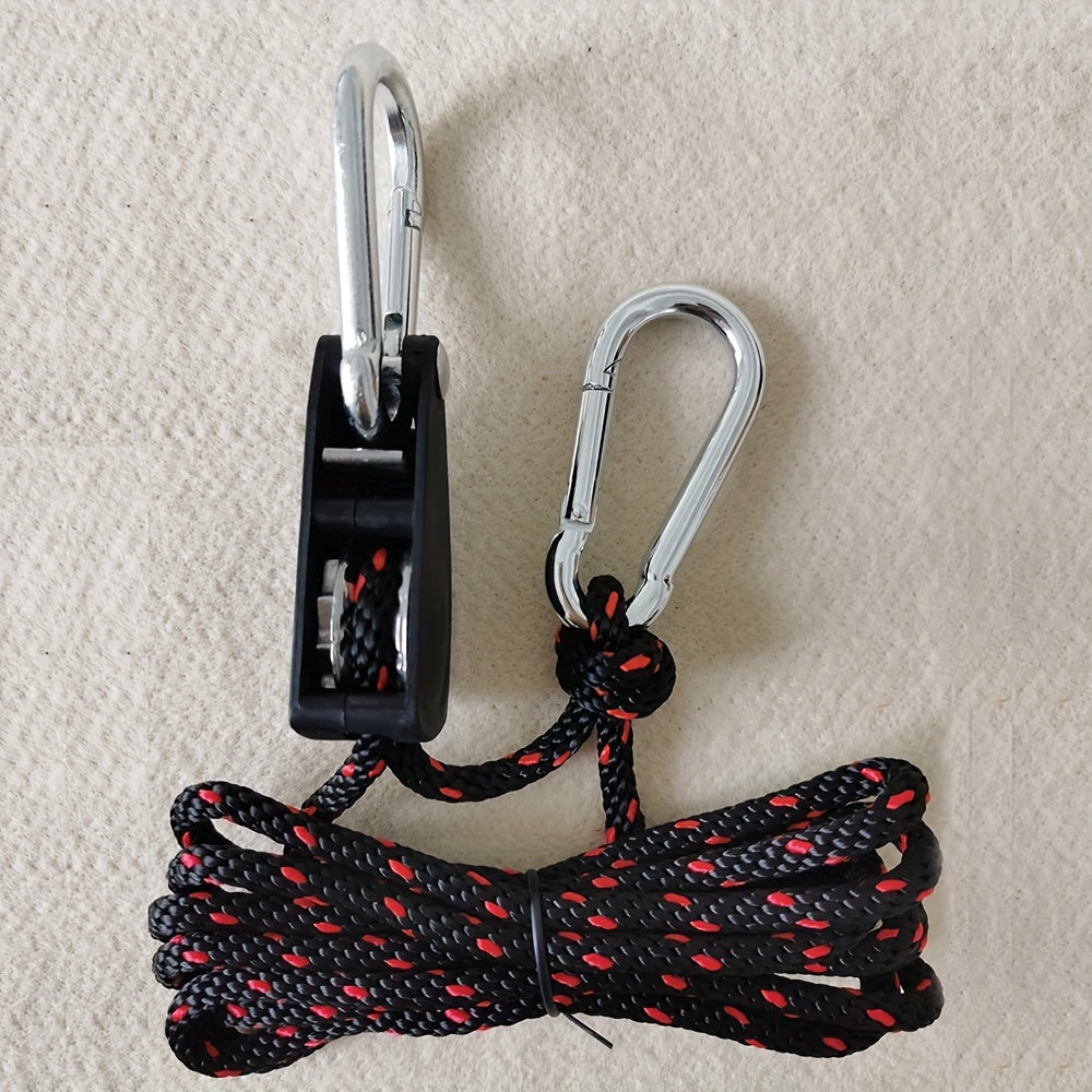 Adjustable Metal Pulley Lamp Lifting Rope with Lifting Pulley