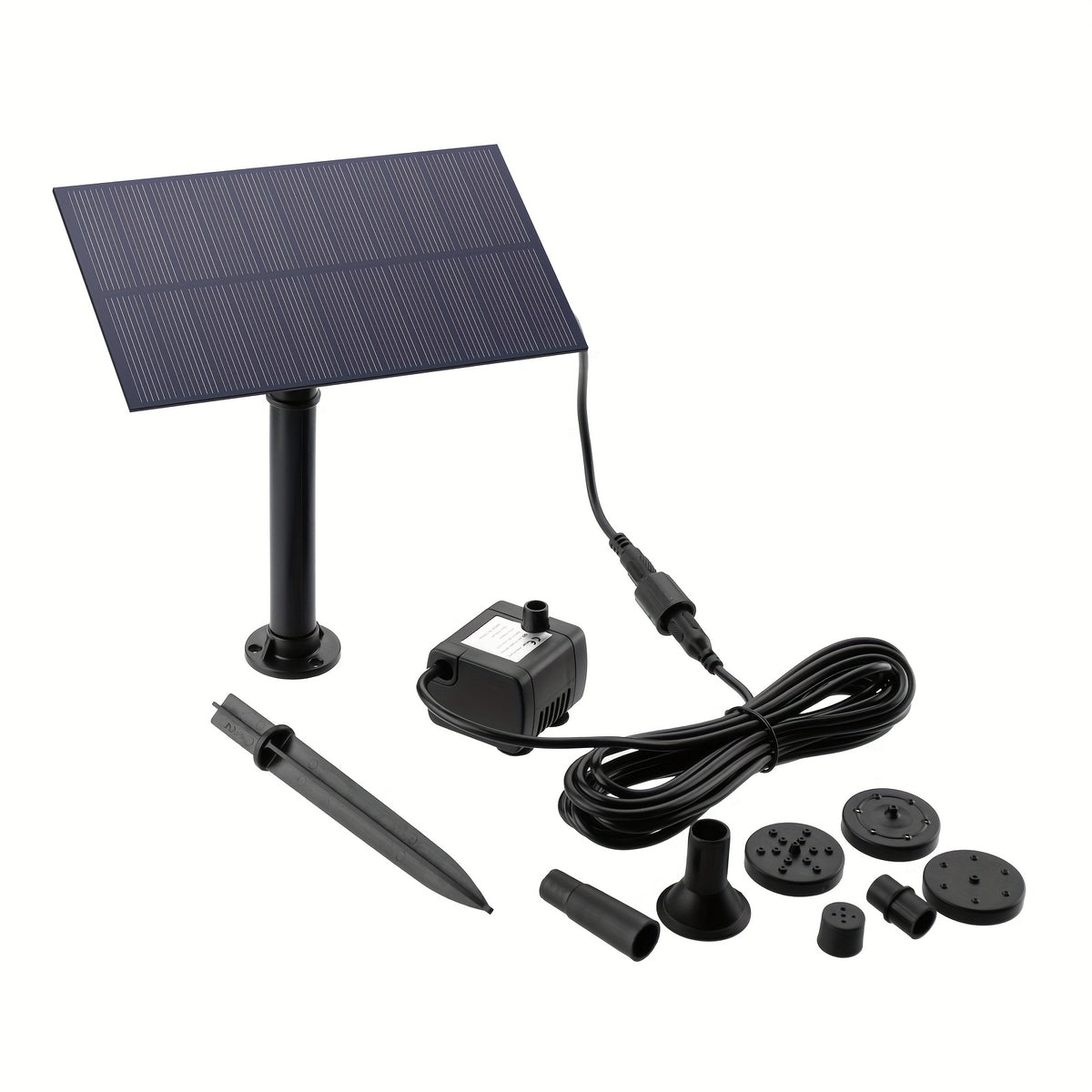 Solar Powered Water Fountain Pump for Garden Ponds Bird Baths Fish Tanks