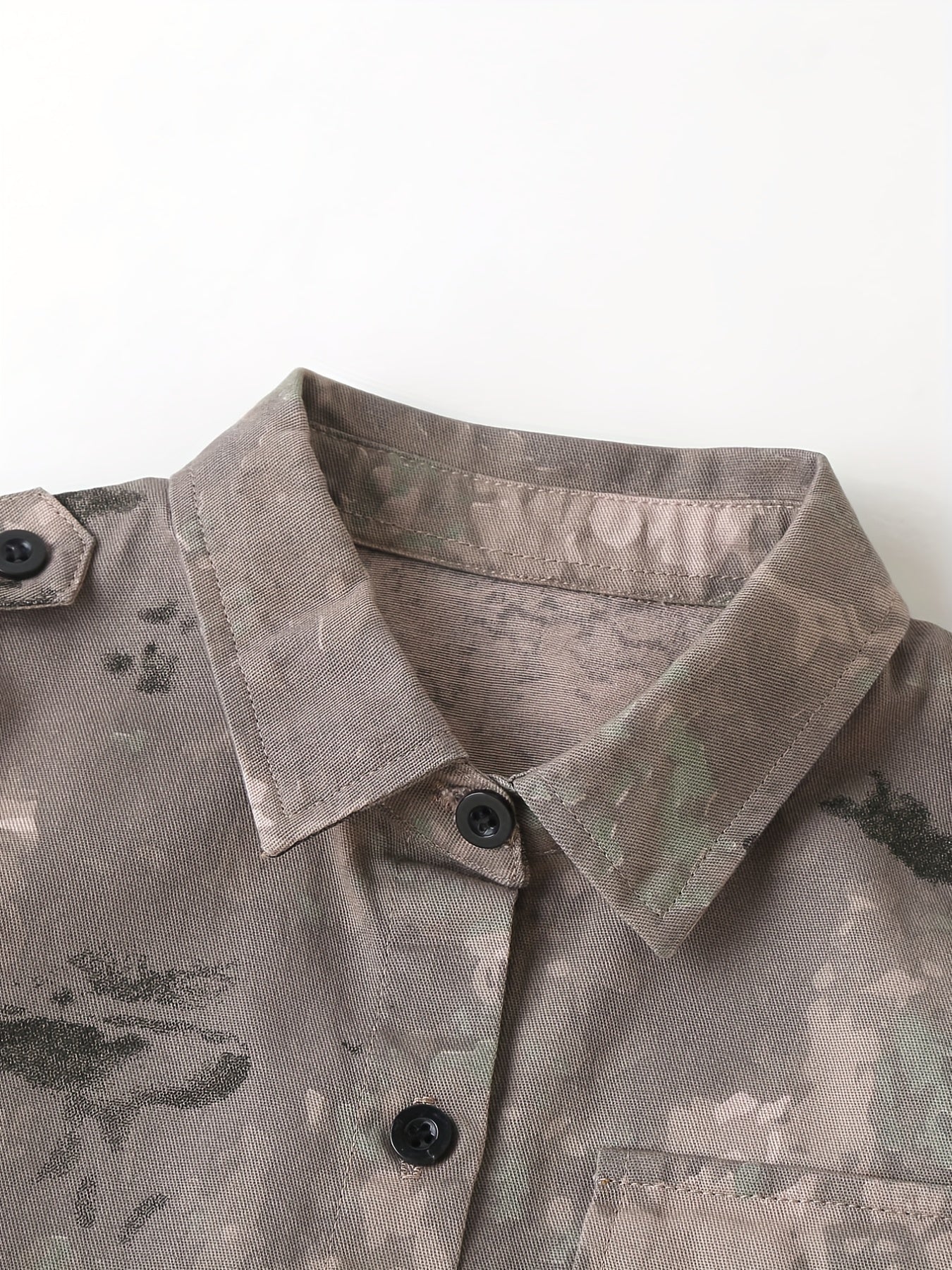 Boys Camouflage Outfit Short Sleeves Shirt & Shorts Kids Summer Clothes Sets