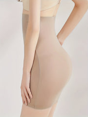 Seamless Solid Shaping Skirt High Waist Stretch Half Slips Petticoat