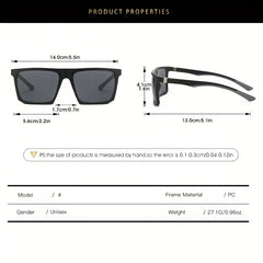 Double Sun Protection Sunglasses for Cycling Sports with Leather Box