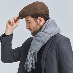Forever Sun Vintage Wool Hat Flat Cap For Men Newsboy Driver Caps Hat