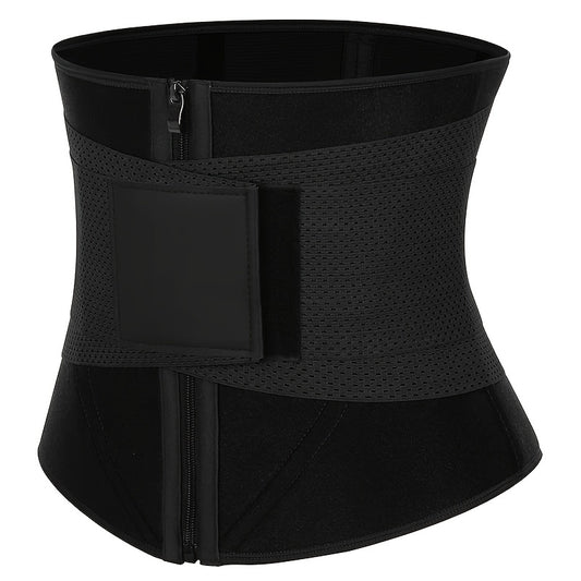 Zipper Waist Trainer Tummy Control Slimming Belt