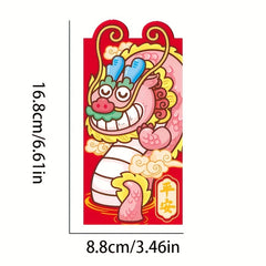 18pcs Dragon Year Red Envelope Lucky Universal Red Envelope Spring Supplies