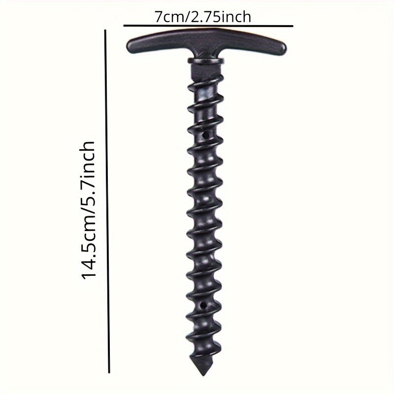 10pcs Tent Screw Stakes for Camping & Hiking