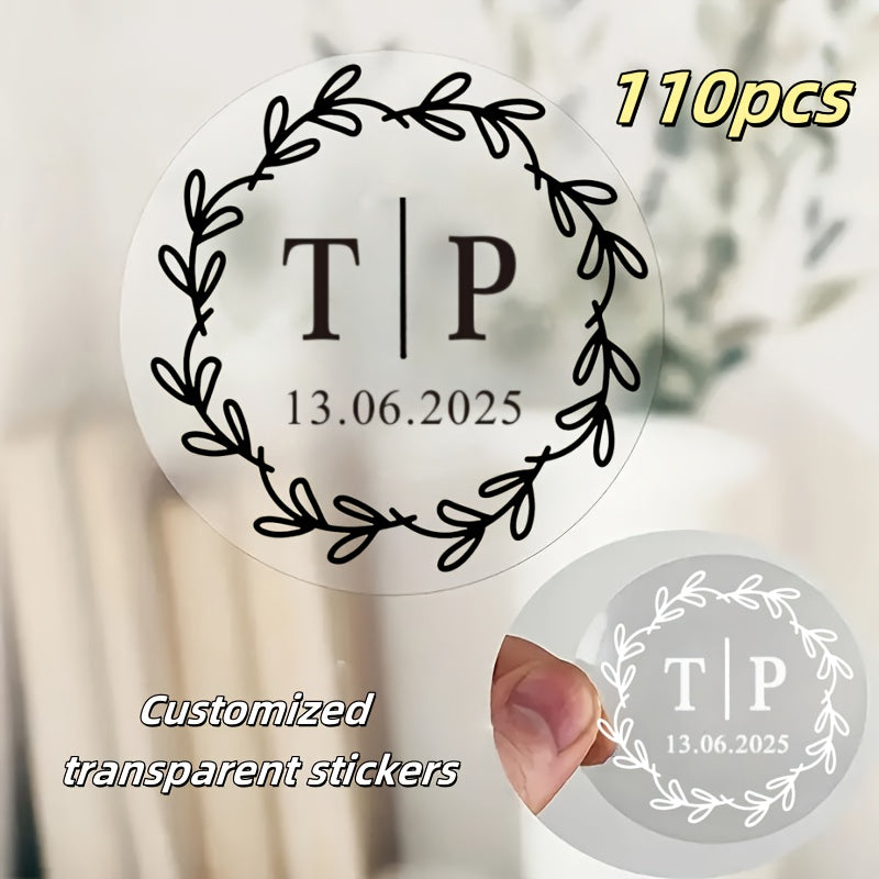 Golden Leaf Stickers Waterproof Self Adhesive Labels - Floral Design