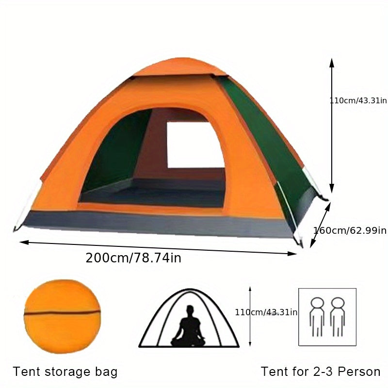 Quick Opening Waterproof Tent For Camping Beach Easy to Set Up Portable
