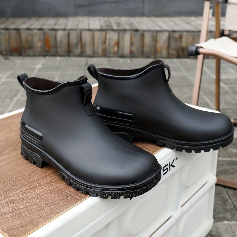 Women's Short Rain Boots Waterproof & Wear-resistant
