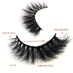 10 Pairs 3D Mink Lashes Cat Eye Curling False Eyelashes