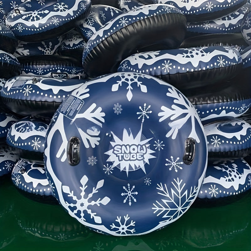 Inflatable Skiing Ring Thickened Coldproof PVC Sled