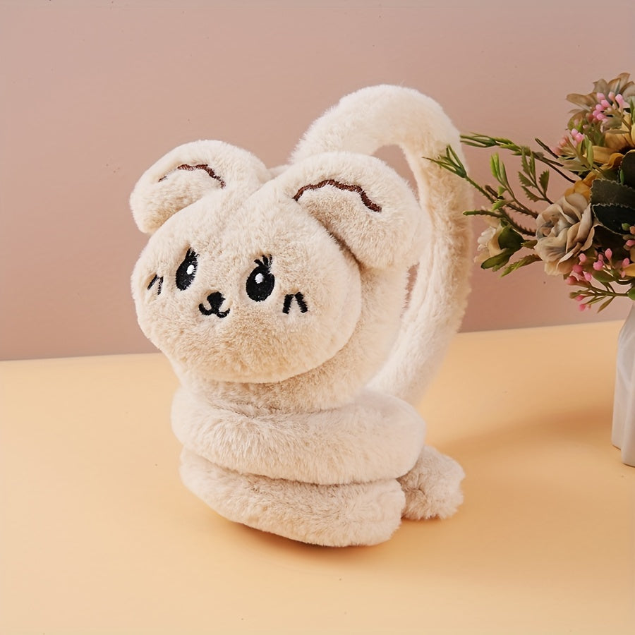 Winter Cartoon Rabbit Plush Ear Cover Student Ear Pack Warm Cold Protection