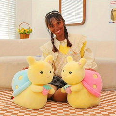 8.66in Cute Snail with Strawberry Doll Set for Birthday Gift